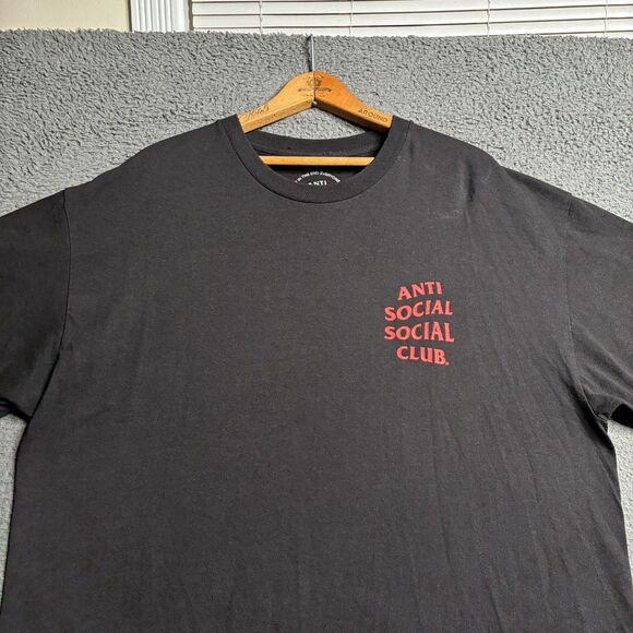 Anti Social Social Club Omakase T-Shirt Black  Size XL Koi Fish USA Made - Picture 6 of 7